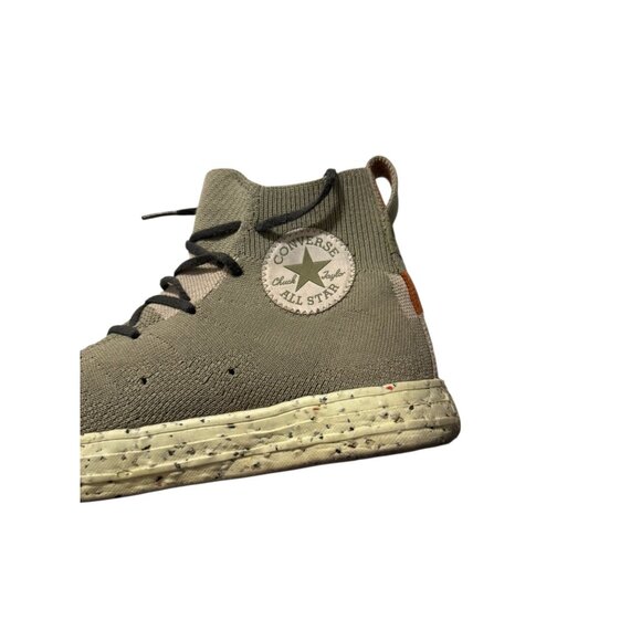 Converse All Star Crater Knit Olive Green Recycled Material Durable W9 (See des) - Picture 6 of 7